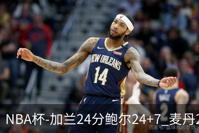 NBA杯-加兰24分鲍尔24+7 麦丹23+6+7森林狼大胜快船